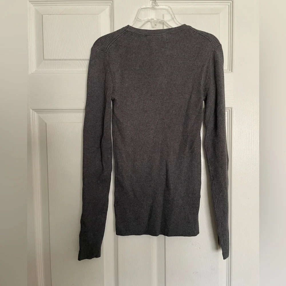Michael Kors Charcoal Crew Neck Sweater NWT Normcore Minimalist